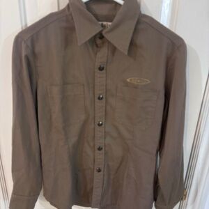 vintage 90s big star fitted button up shirt